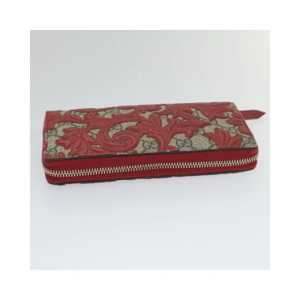 Gucci Vintage Pre-owned Leather wallets Red Dames