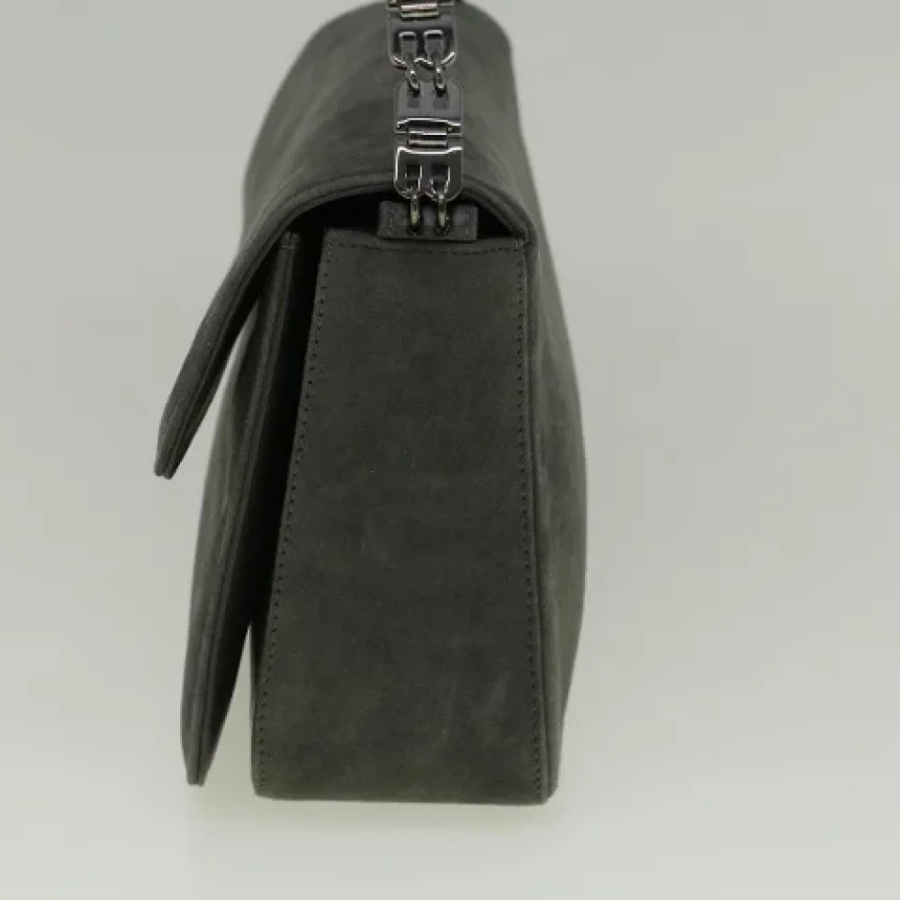 Bally Pre-owned Suede shoulder-bags Black Dames