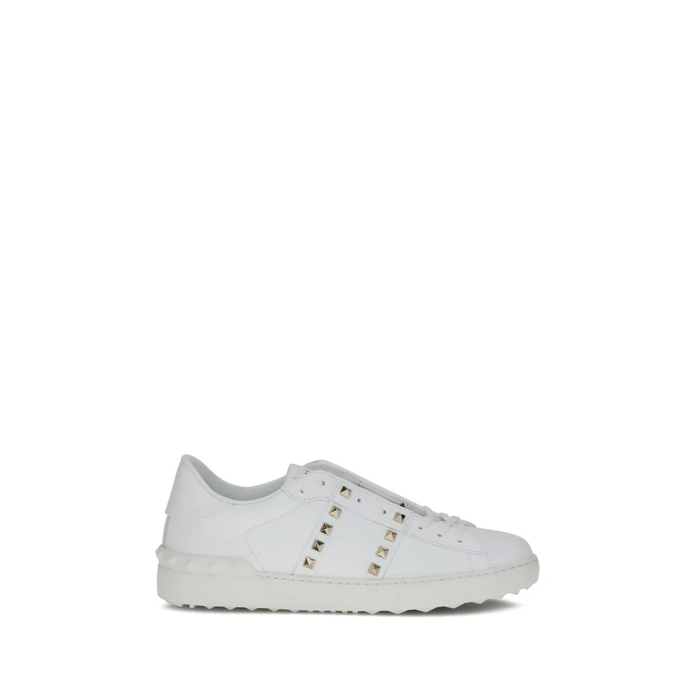 Valentino Garavani Men's White Rockstud Untitled Sneakers