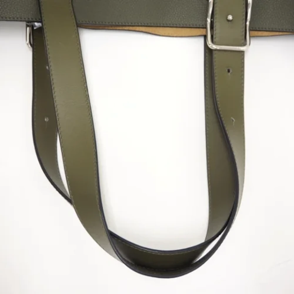 Loewe Pre-owned Leather totes Green Dames