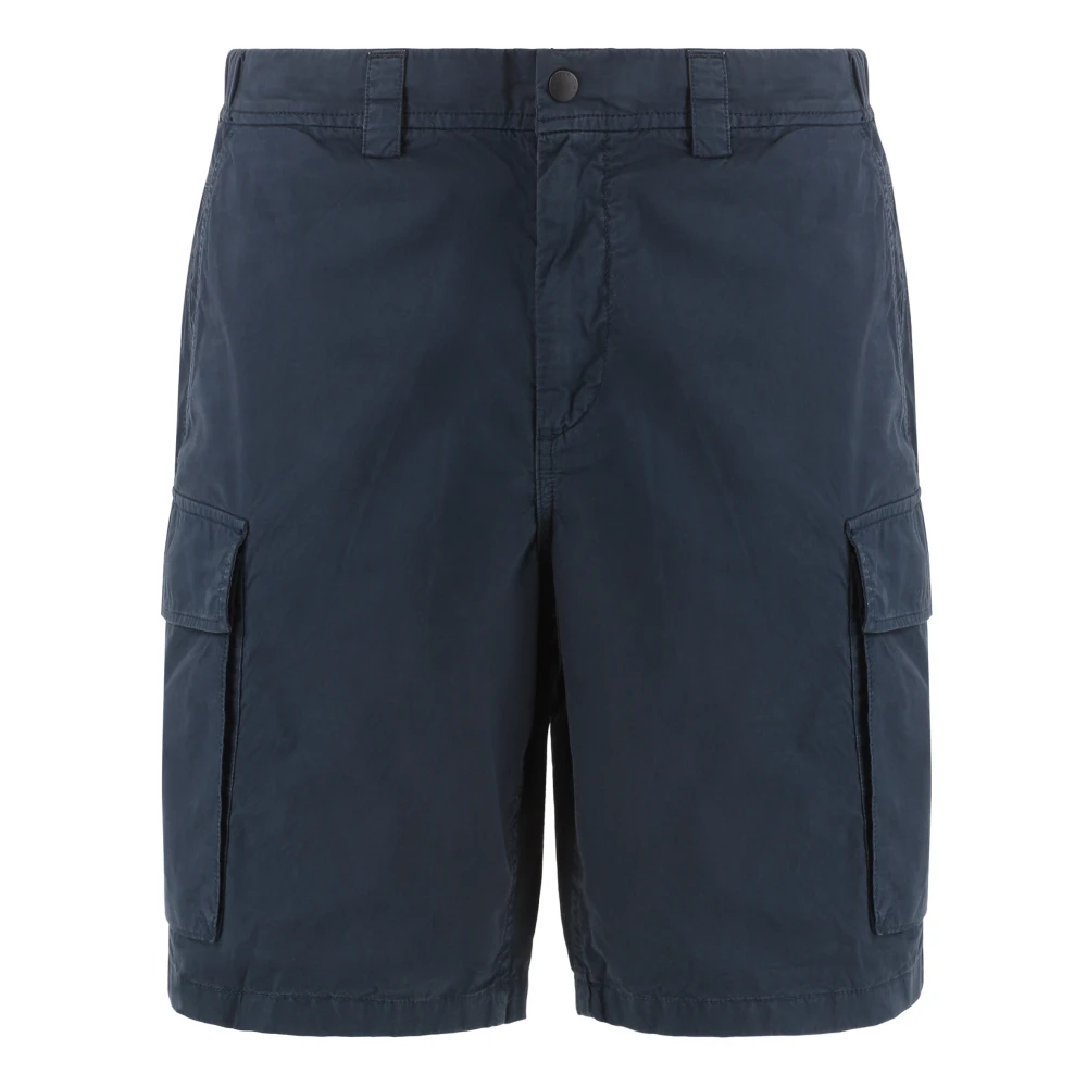 Woolrich Men's Blue Casual Shorts, W32, Gabardine Cargo Shorts
