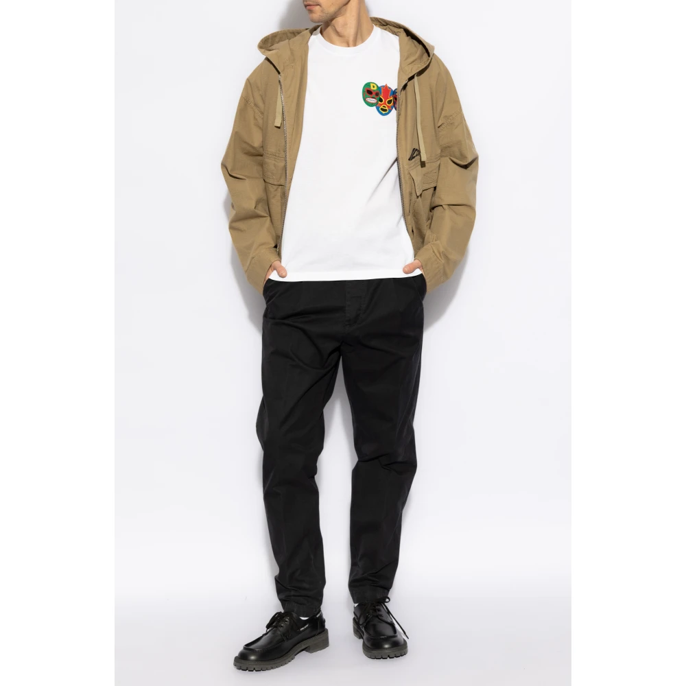 Dsquared2 Broek met één plooi Black Heren