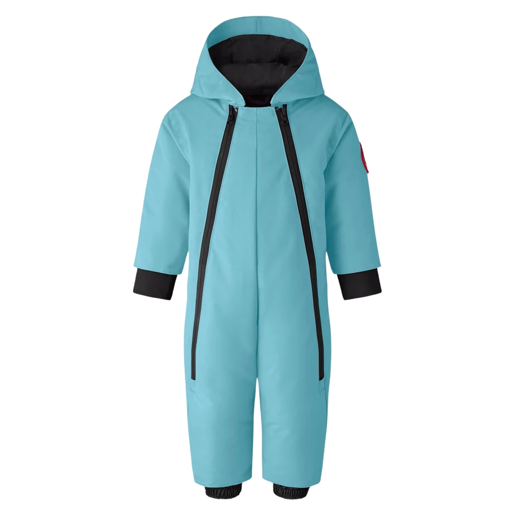 Canada Goose Unisex Infant Blue Baby Down Snowsuit Lamb