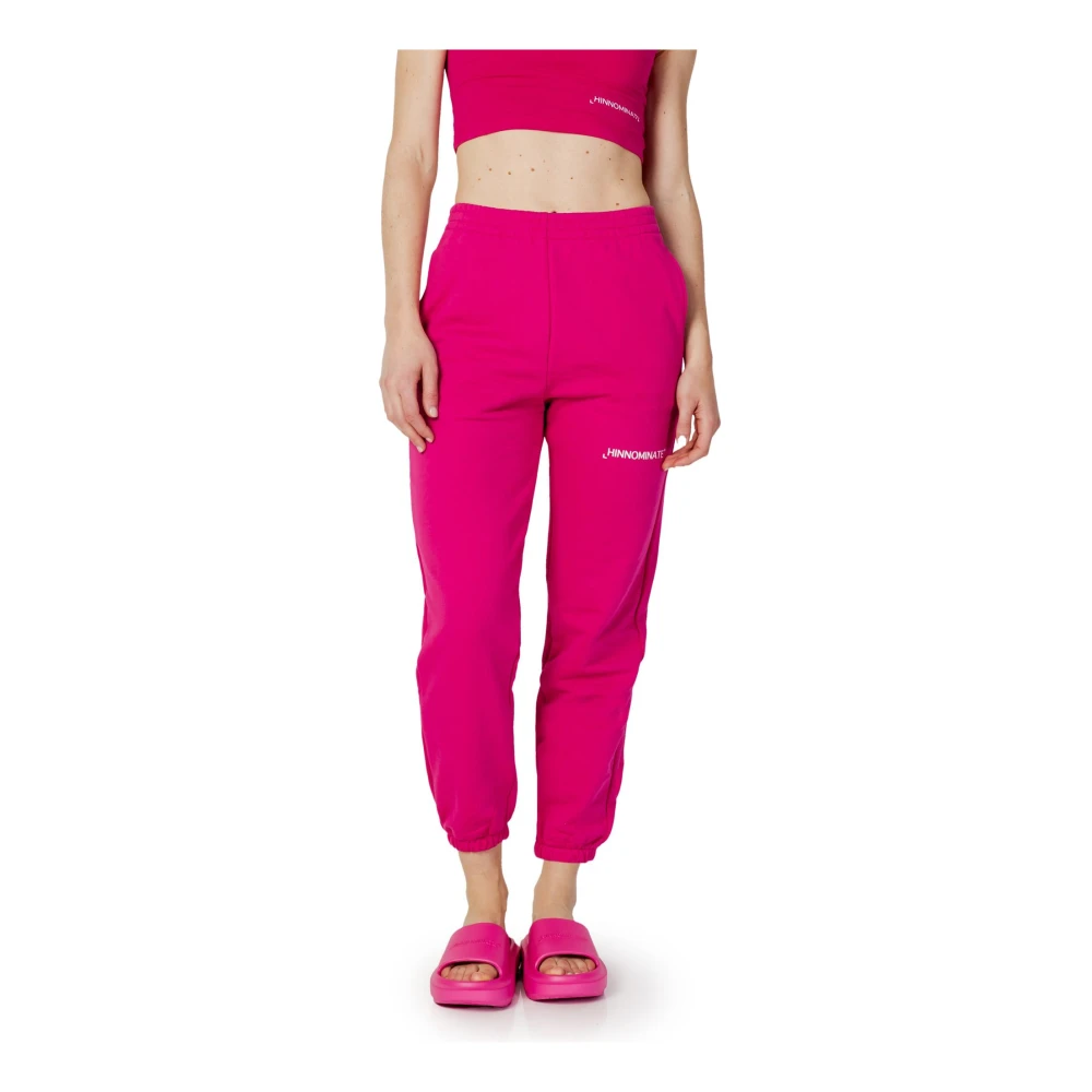Hinnominate Wide Trousers Pink Dames