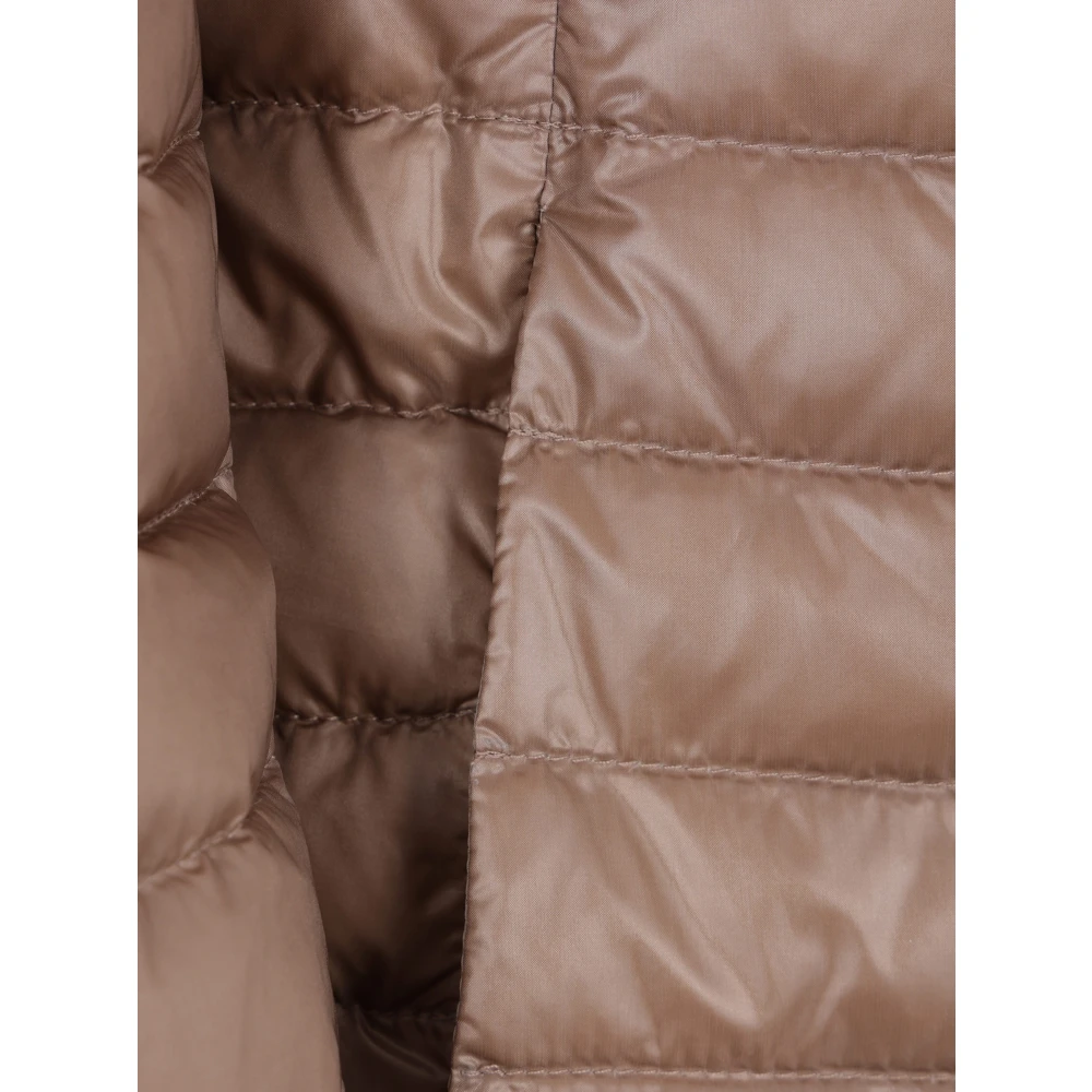 Herno Middel Chantilly Donsjas Brown Dames