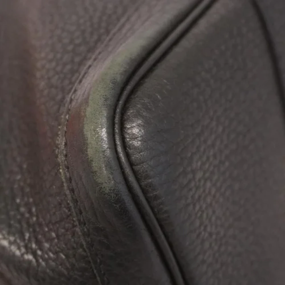 Hermès Vintage Pre-owned Leather totes Black Dames