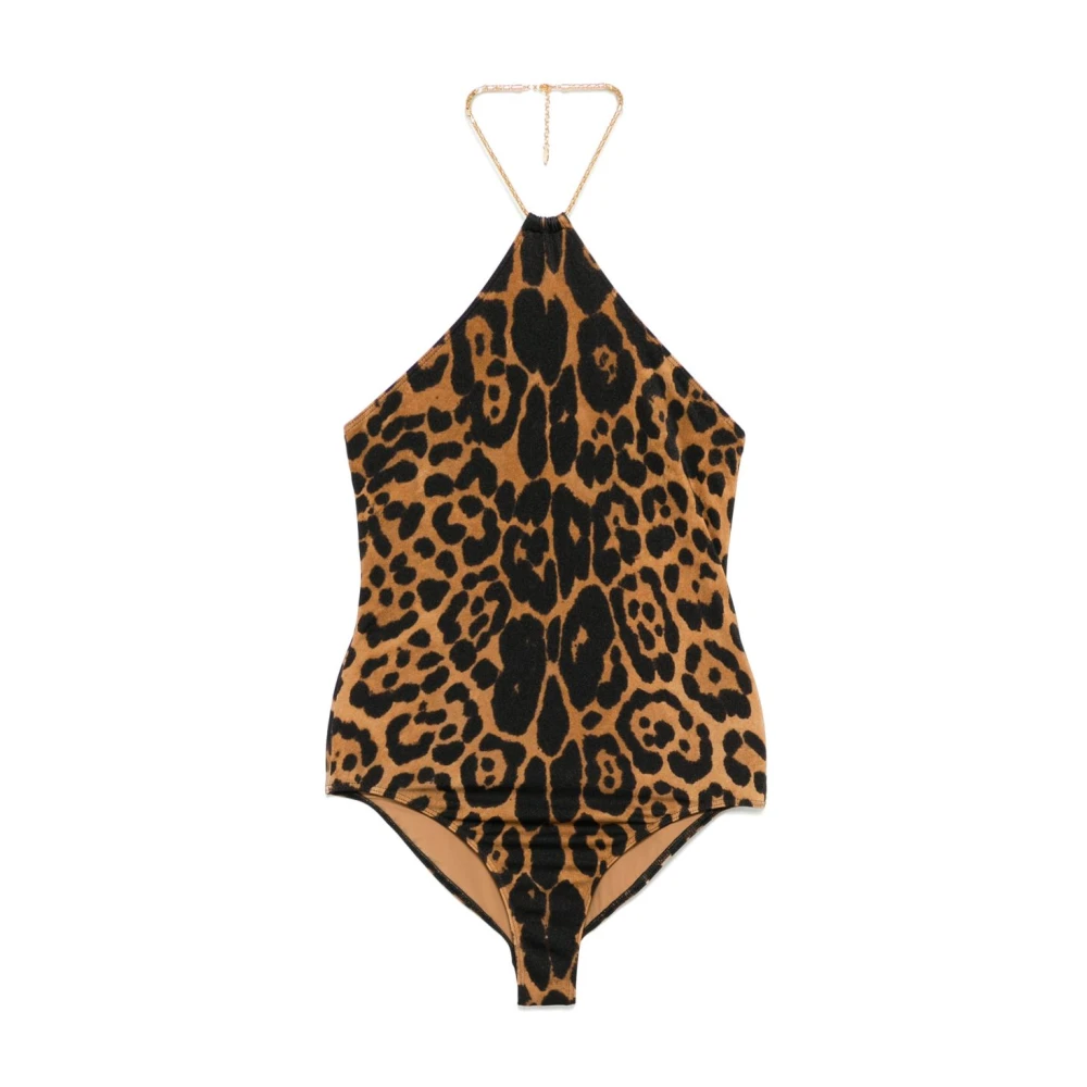 Tom Ford Bruin Sea Kleding Halternek Badkleding Brown Dames