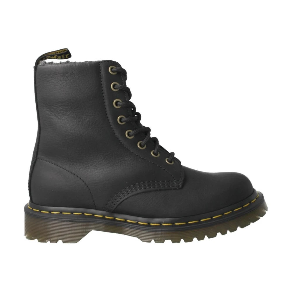 Dr. Martens Svarta Pascal Unisex Läderstövlar Black, Dam