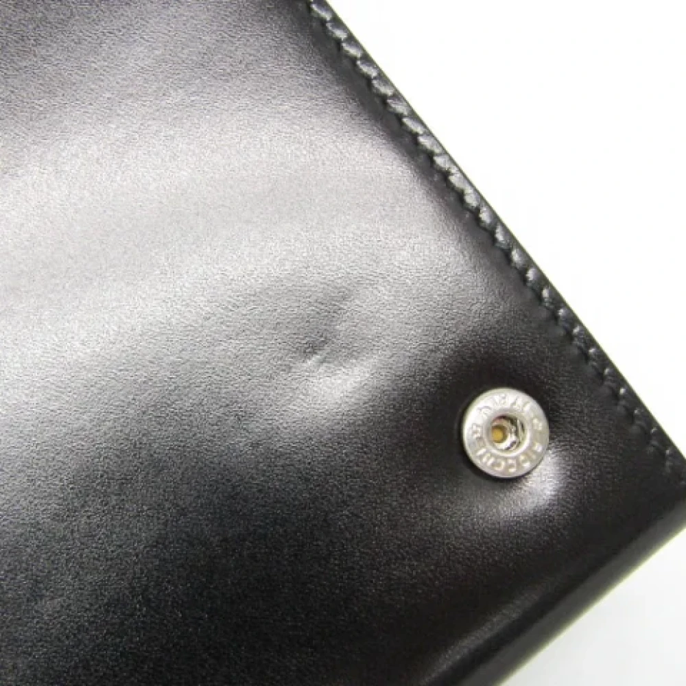 Prada Vintage Pre-owned Leather wallets Black Dames