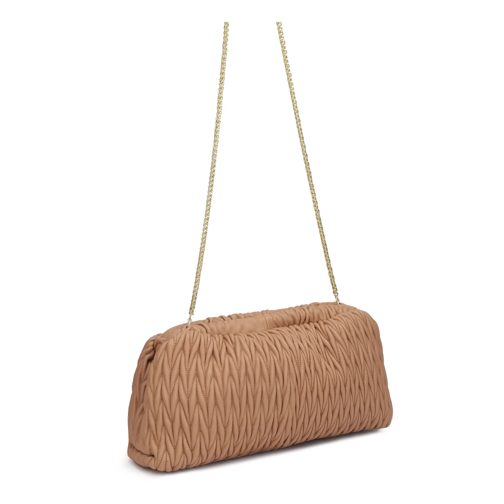 Kazar Visionaire clutch tas met een opvallende vouw Brown Dames