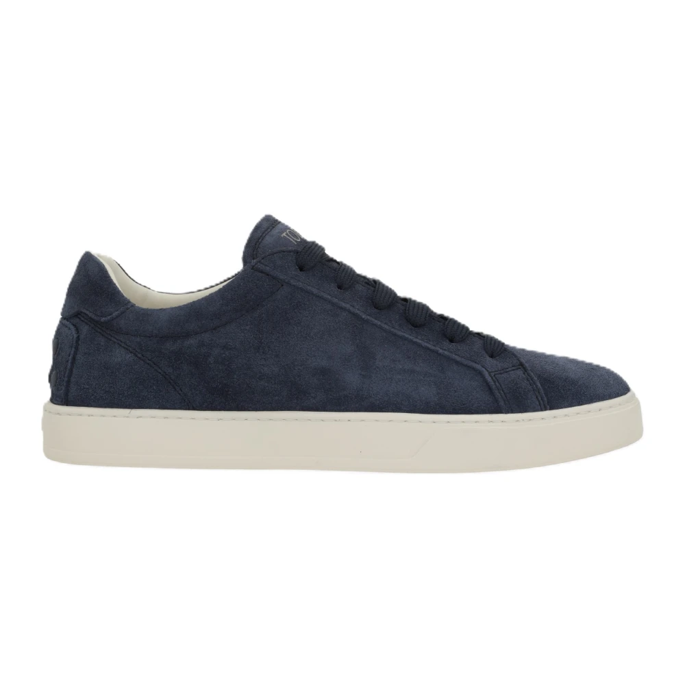 Tod's Men's Blue Sneakers, 10 Uk, Allacciata Cassetta 04L