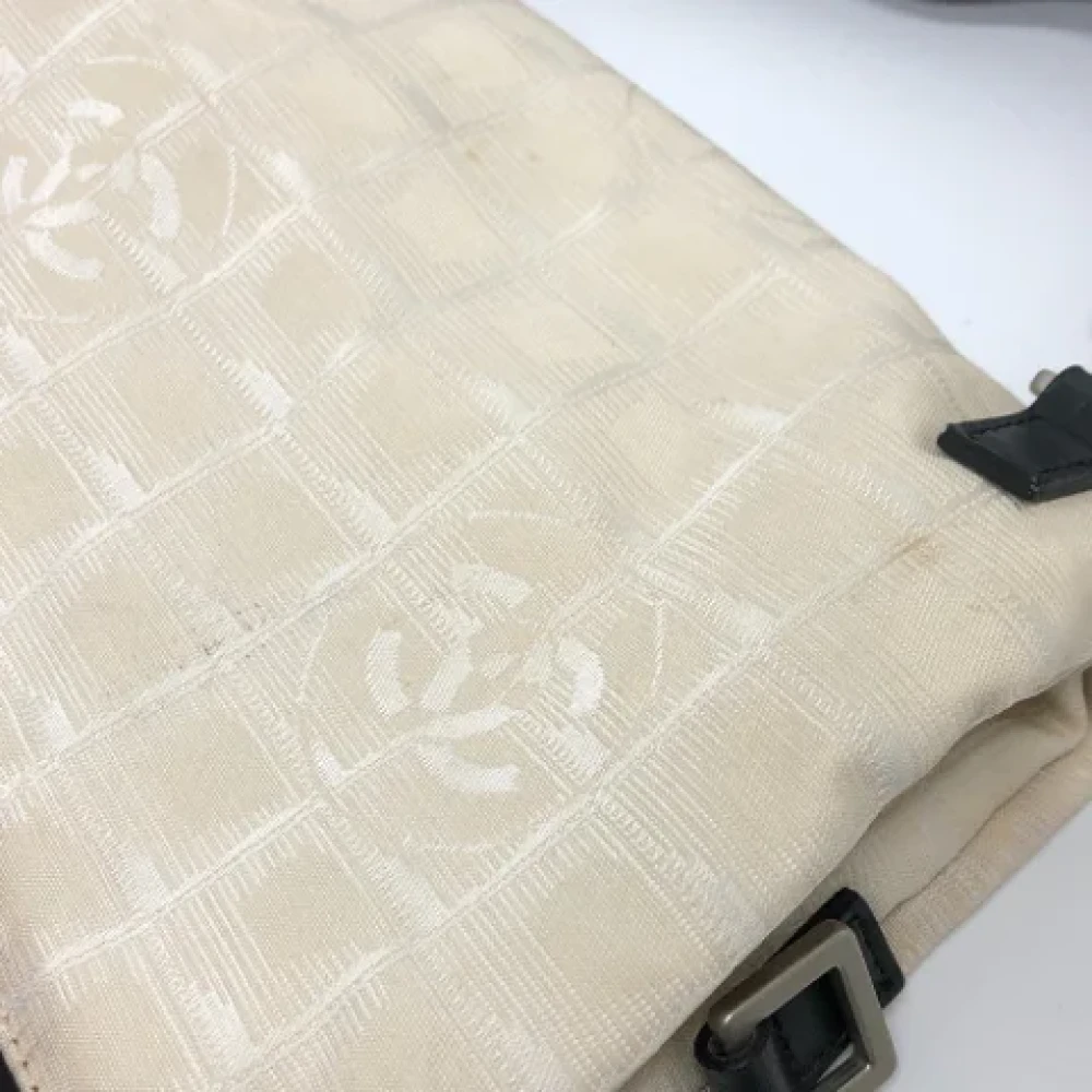Chanel Vintage Pre-owned Fabric chanel-bags White Dames
