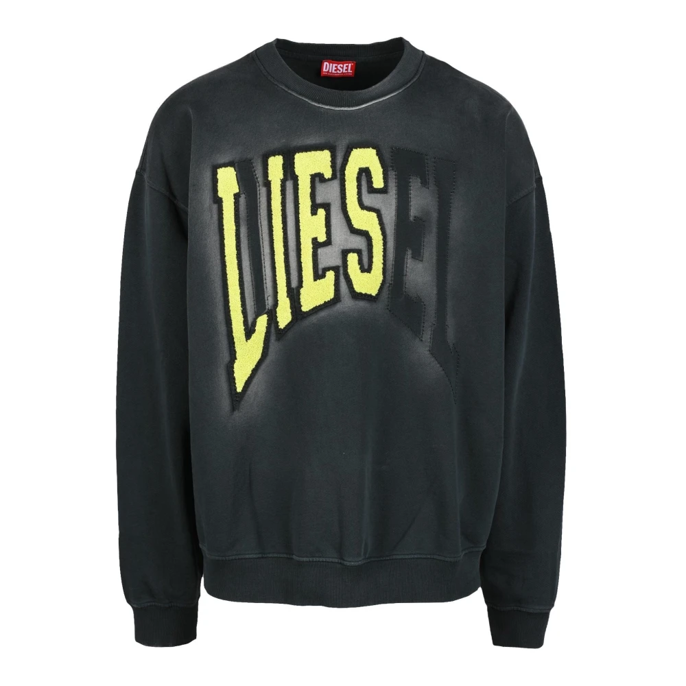 Diesel Sweatshirt Black Heren
