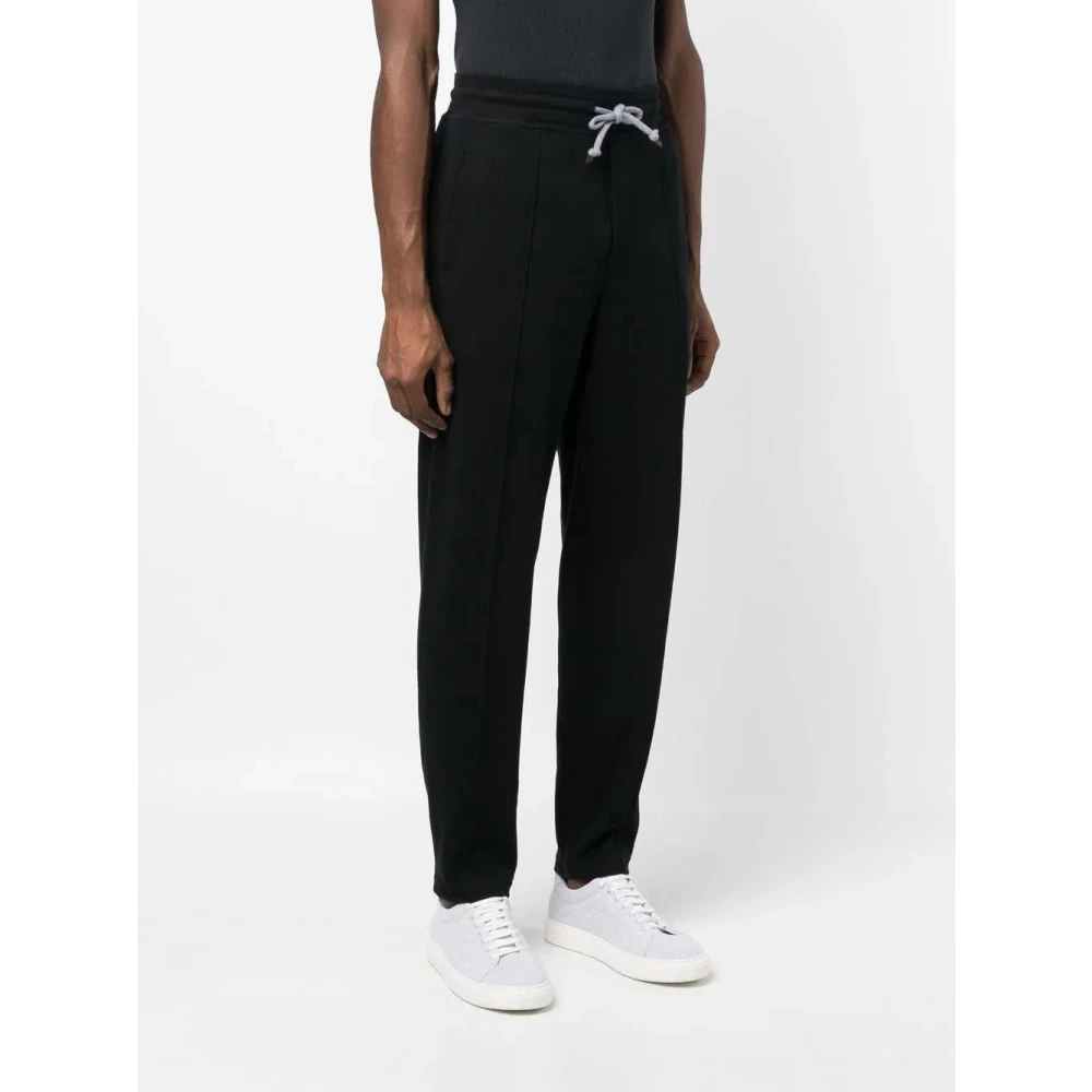 BRUNELLO CUCINELLI Lange broek Black Heren