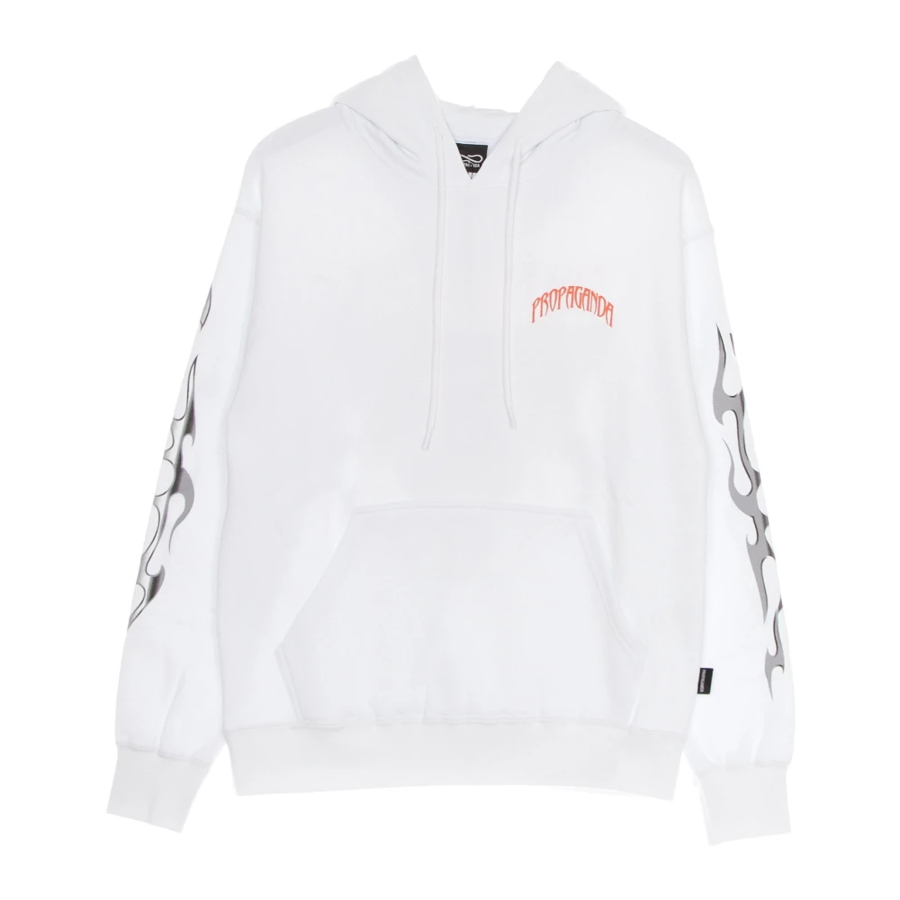 Propaganda Skeleton Hoodie Wit Lange Mouw White Heren