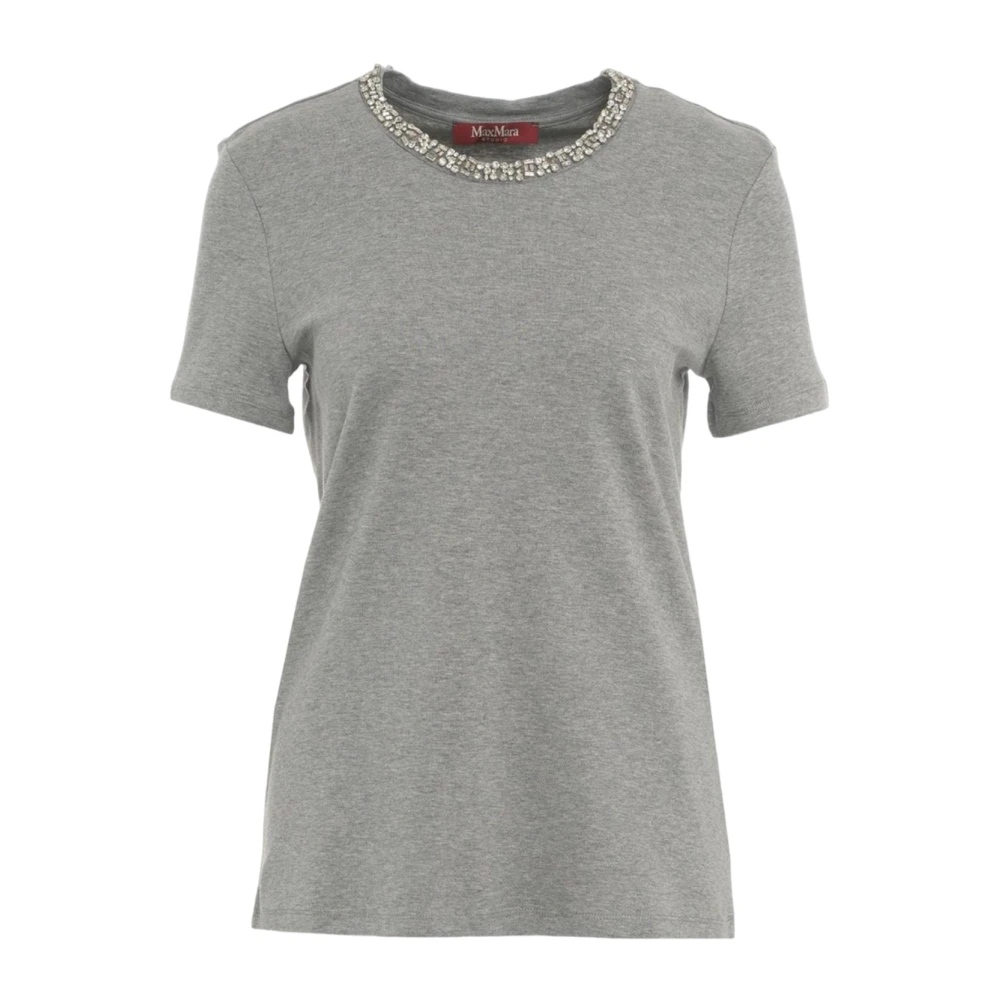 Max Mara Studio Grijze T-shirts en Polos Artur Gray Dames