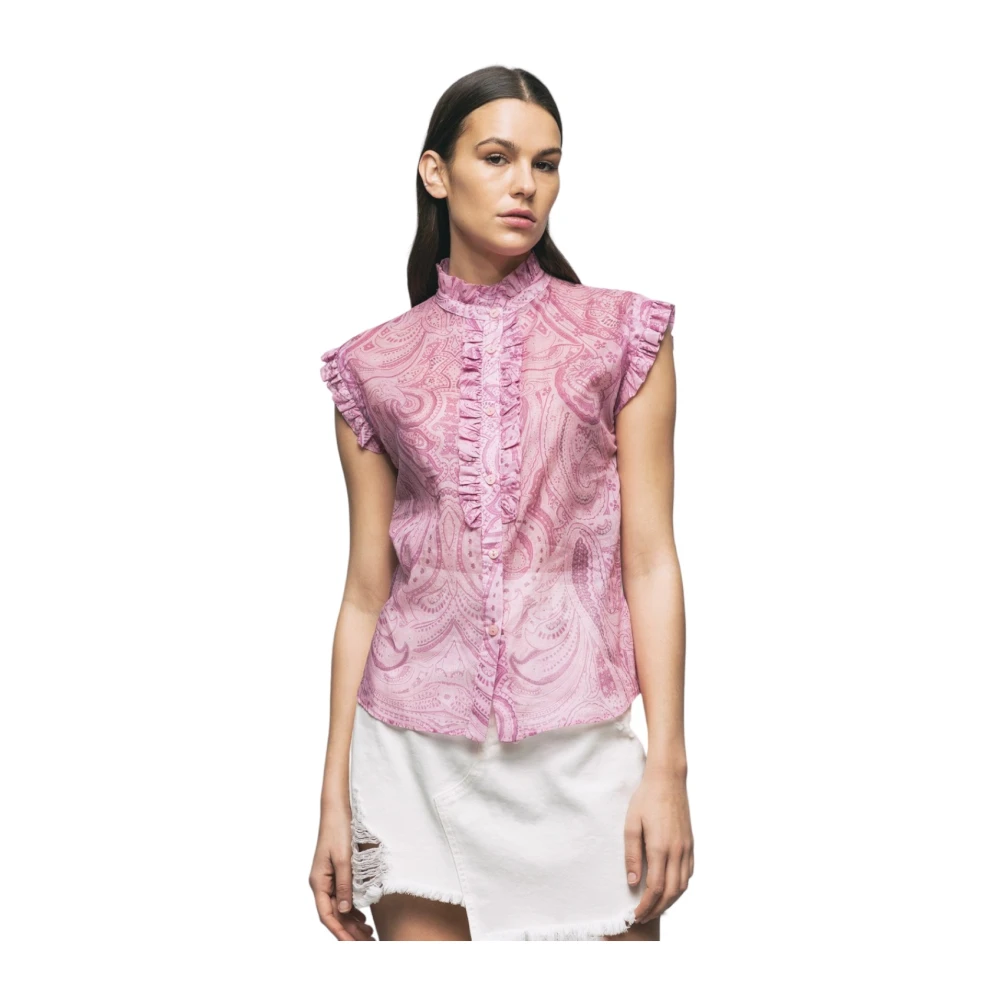 Gaëlle Paris Blouses Pink Dames
