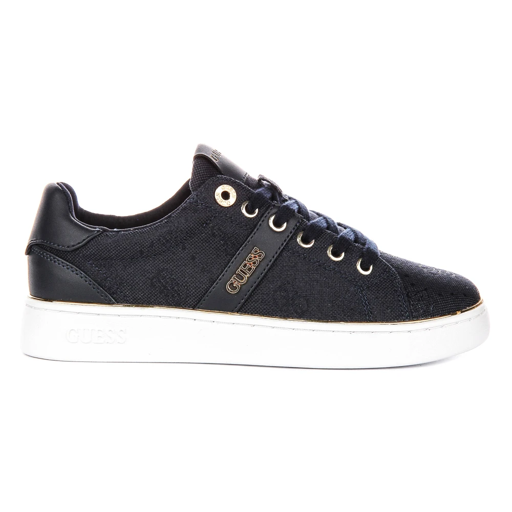 Guess Women's Blue Britz 4G Logo Sneaker