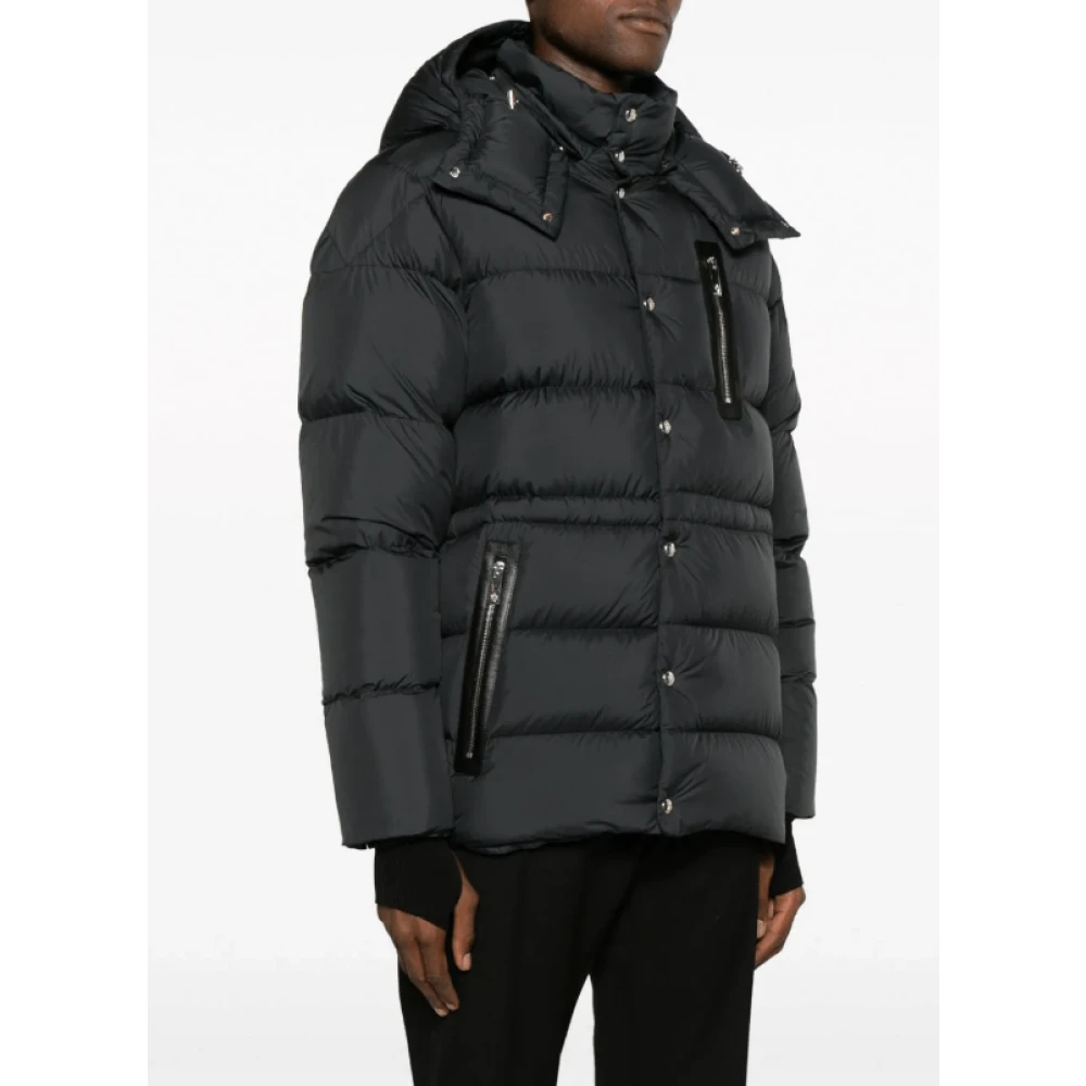 Moncler Afneembare capuchon jas Black Heren