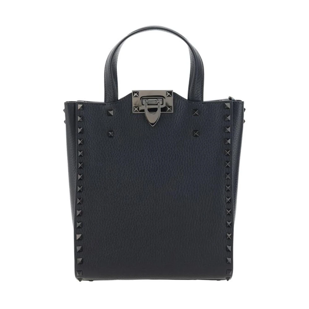Valentino Garavani Studded Rockstud Handtas met Verstelbare Band Black Dames