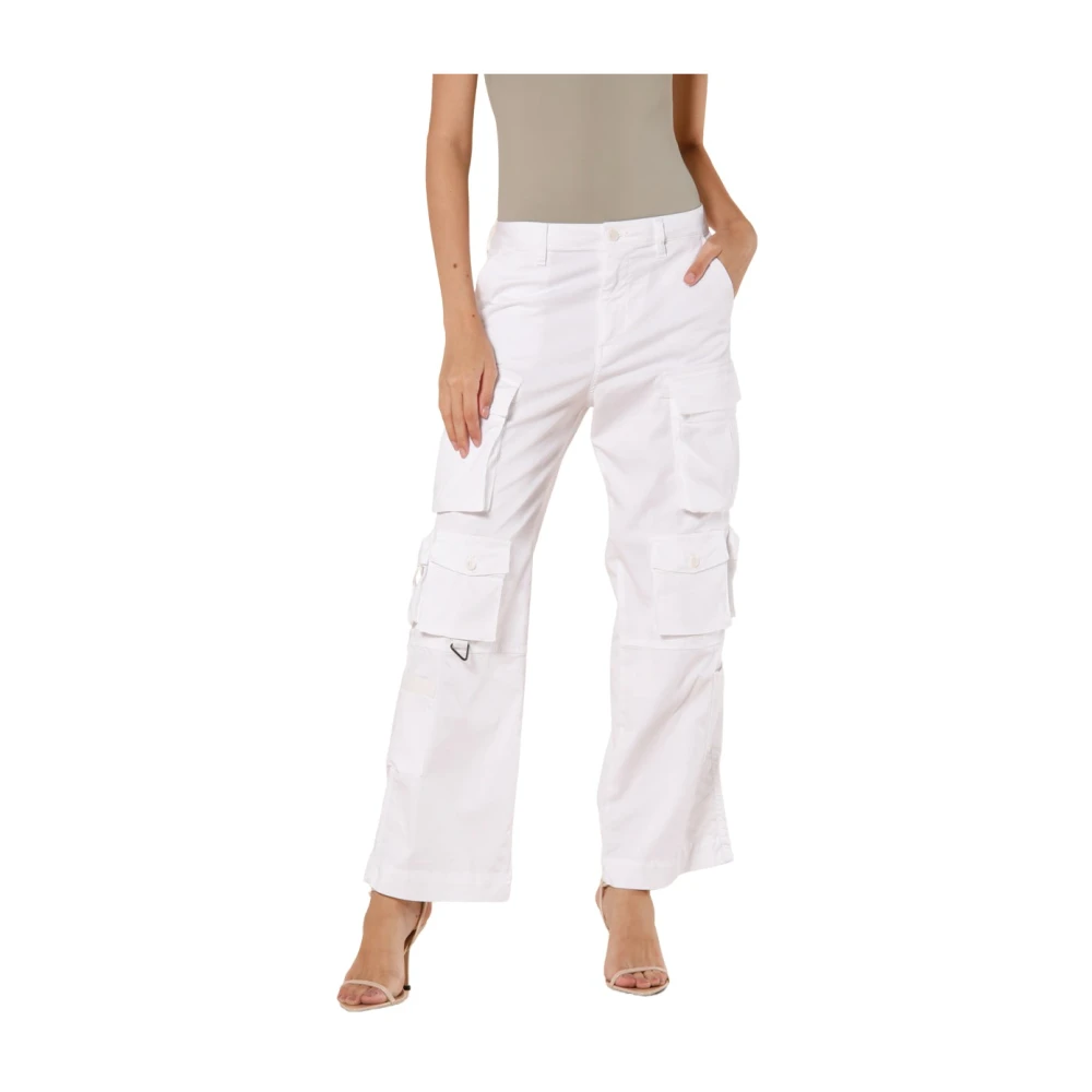 Mason's Witte Cargo Broek voor Vrouwen White Dames