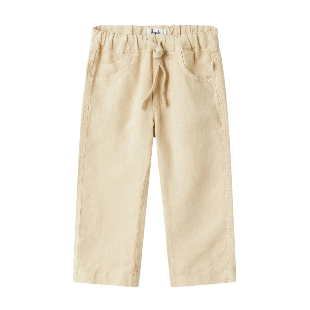 Il Gufo Unisex Kids Beige Trousers, 4 Y, Kids Classic Trousers