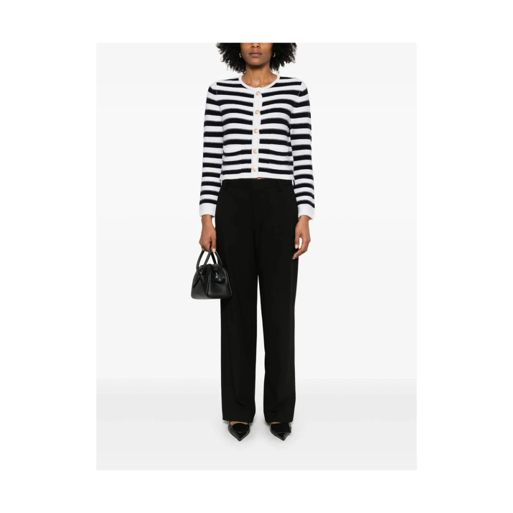 closed Zwarte Broek met Riem en Zakken Black Dames