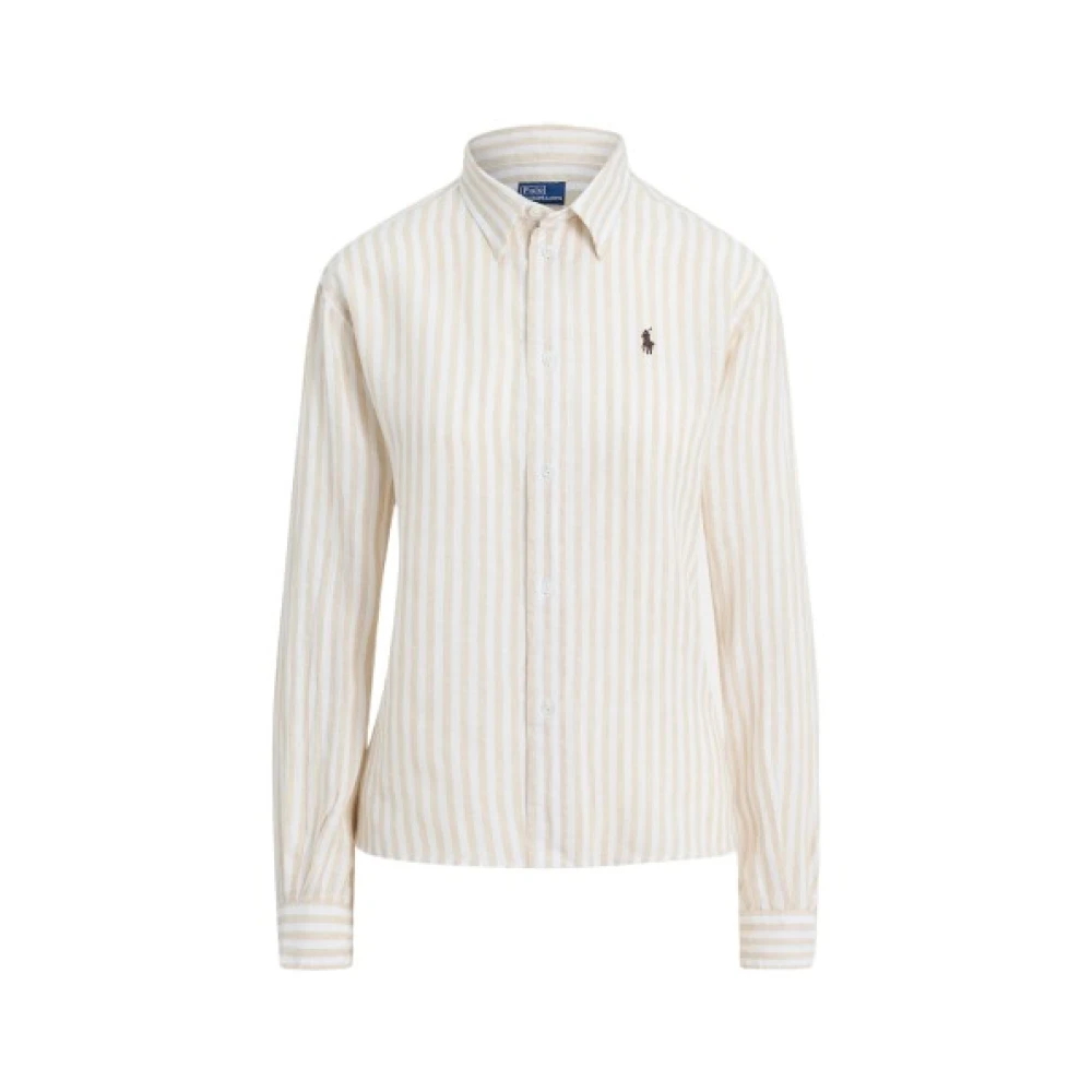 Polo Ralph Lauren Women's Beige Blouses & Shirts - Shirts - Xl - Blouses & Shirts