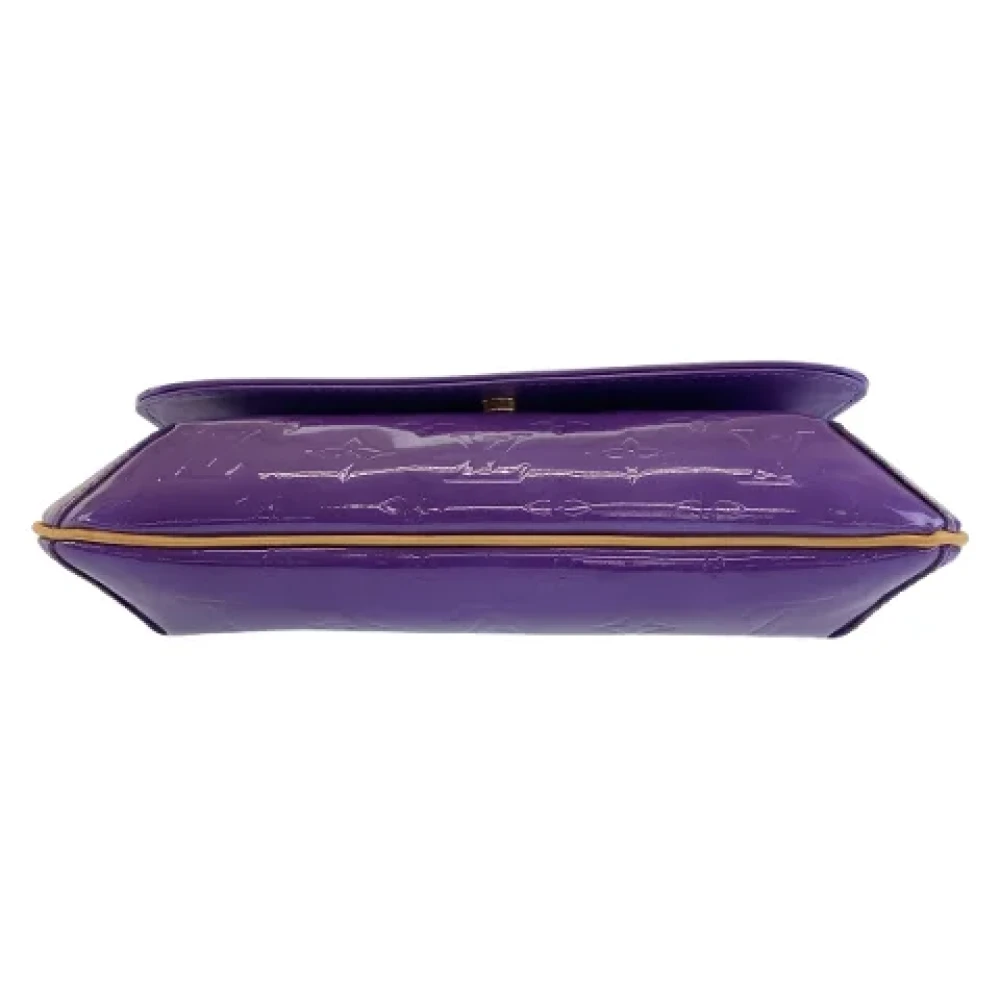 Louis Vuitton Vintage Pre-owned Leather crossbody-bags Purple Dames
