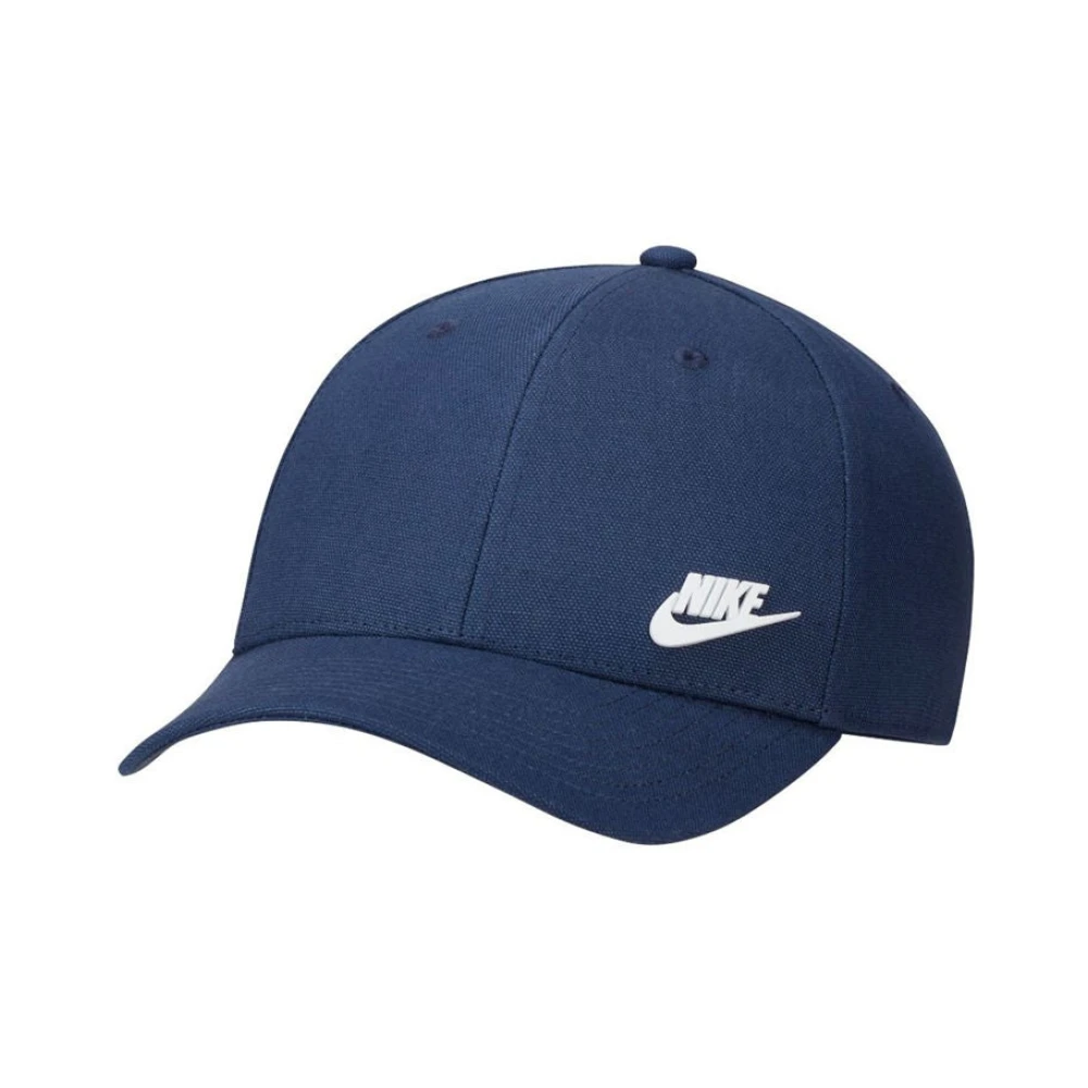 Nike Blauwe Logo Pet Stijlvolle Hoofddeksels Blue Unisex