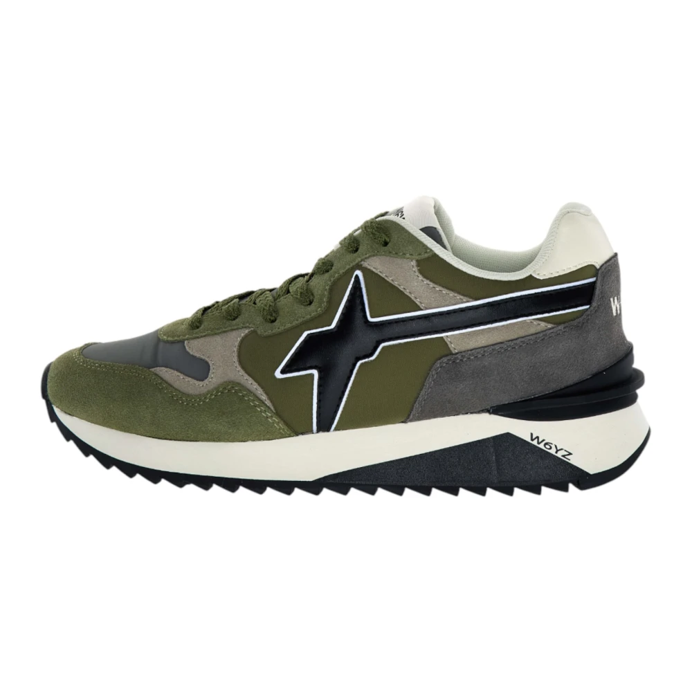 W6Yz Polyester Sneaker in militaire stijl Heren Schoenen Veelkleurig Multicolor