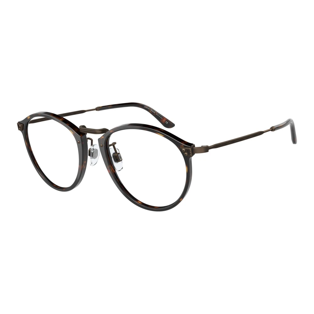 Giorgio Armani Dark Havana Eyewear Frames AR 318M Brown, Unisex