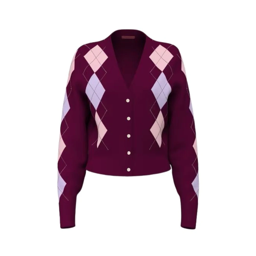 Guess Damen Strickjacken Bordeaux Gr. Klein - Bild 5