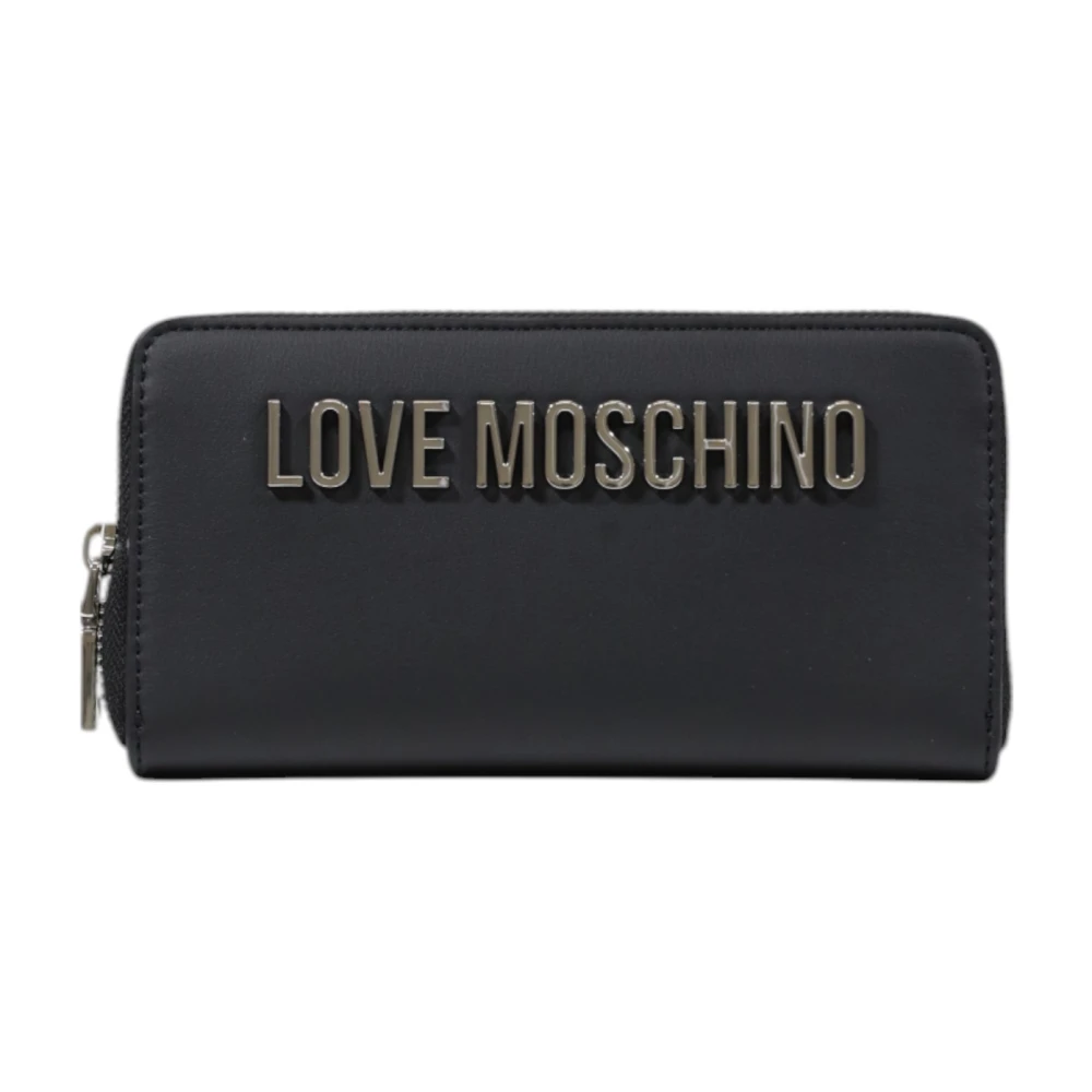 Love Moschino Stijlvolle Damesportemonnee Lente Zomer Collectie Gray Dames