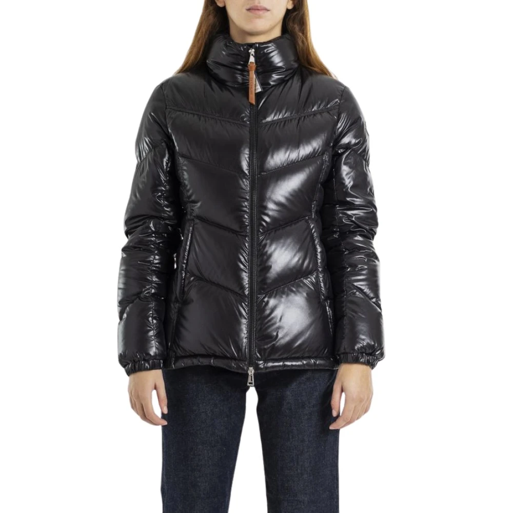 Moncler Zwarte Gast Donsjas Black Dames