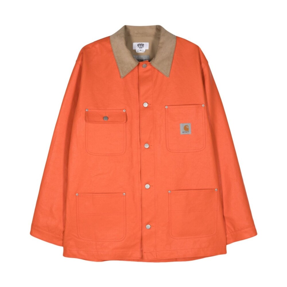 Orange Canvas Jacket Drop Shoulder Carhartt Wip Men Miinto