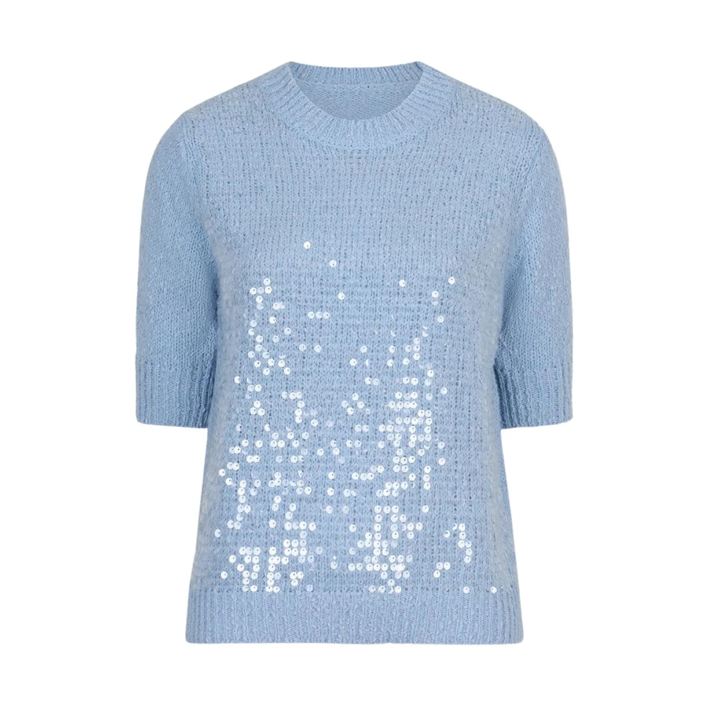 Esqualo Paillet Hemelsblauwe Sweater Blue Dames