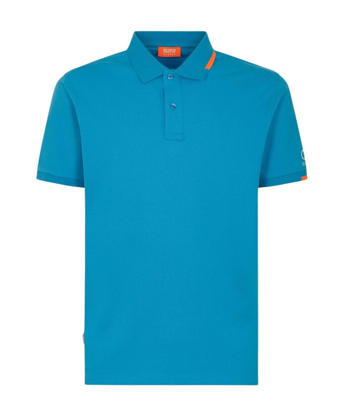 polo-turquoise-avec-col-classique