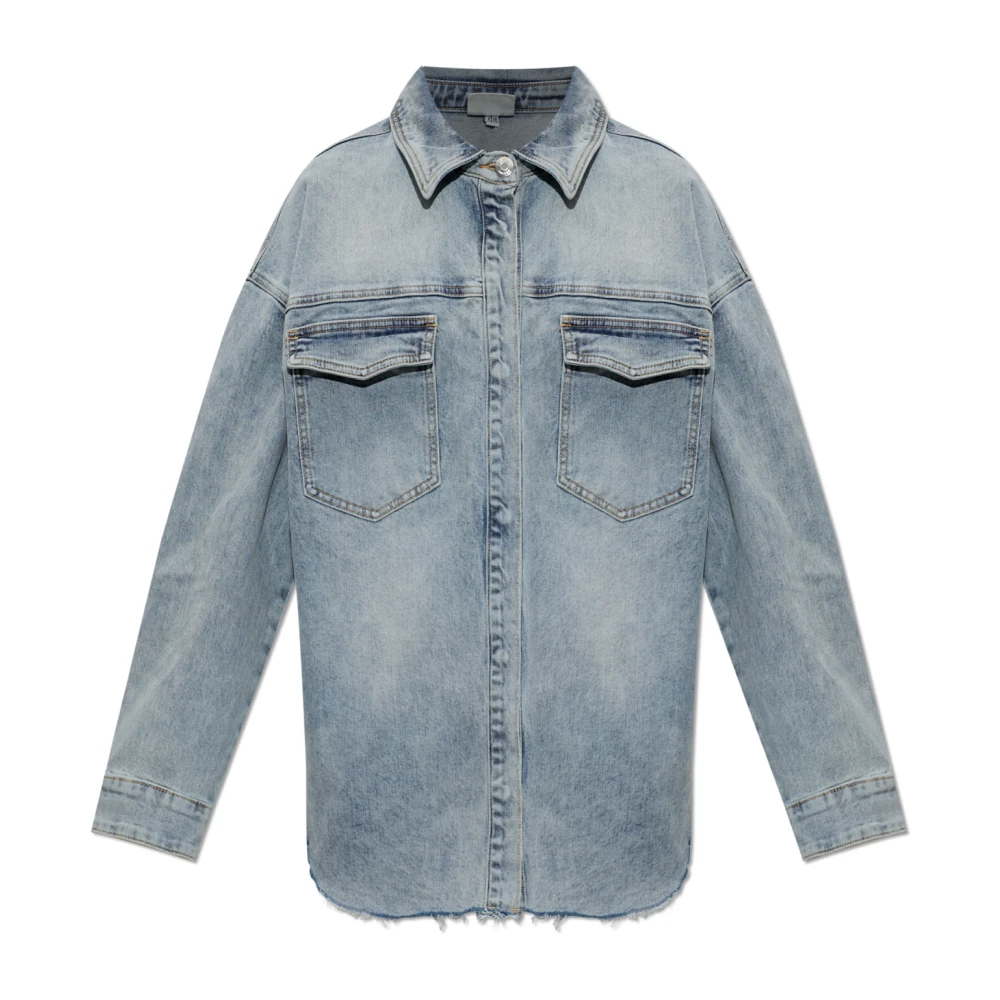 Gestuz Women's Blue Shirts, Xl, Gznoma Denim Shirt