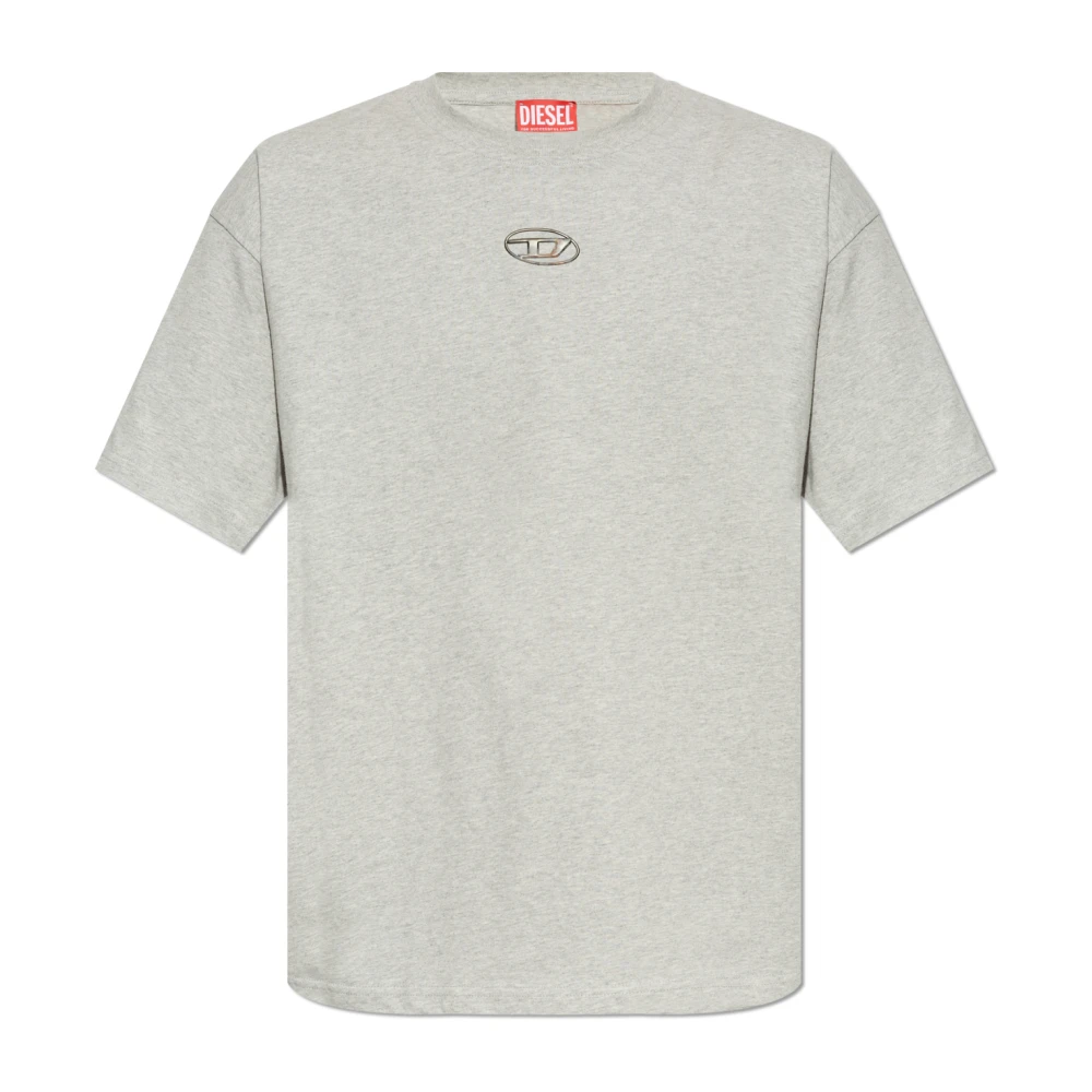 Diesel T-shirt T-Boxt-S5 Gray Heren
