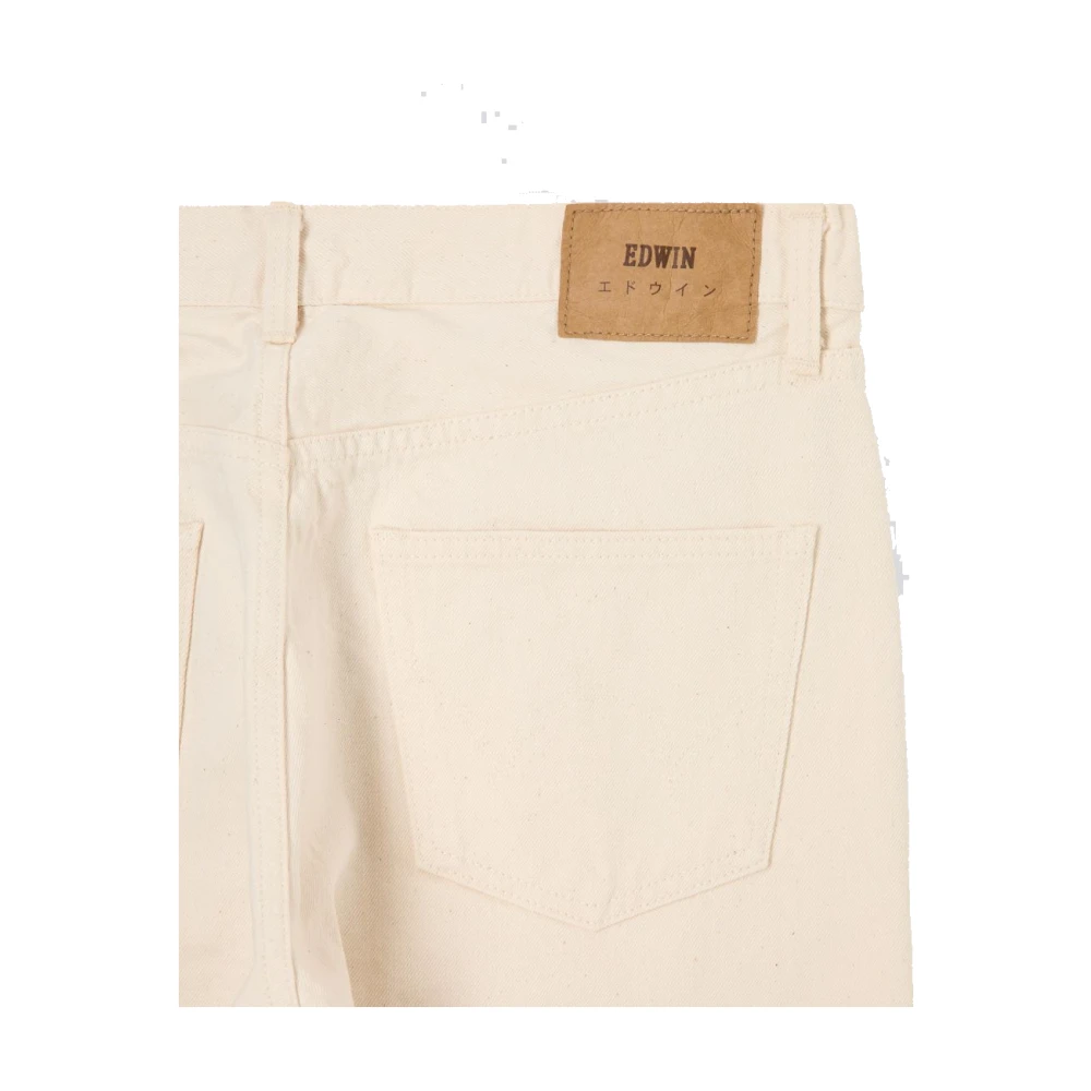 Edwin Natuurlijke Rode Selvage Regular Tapered Jeans Beige Heren