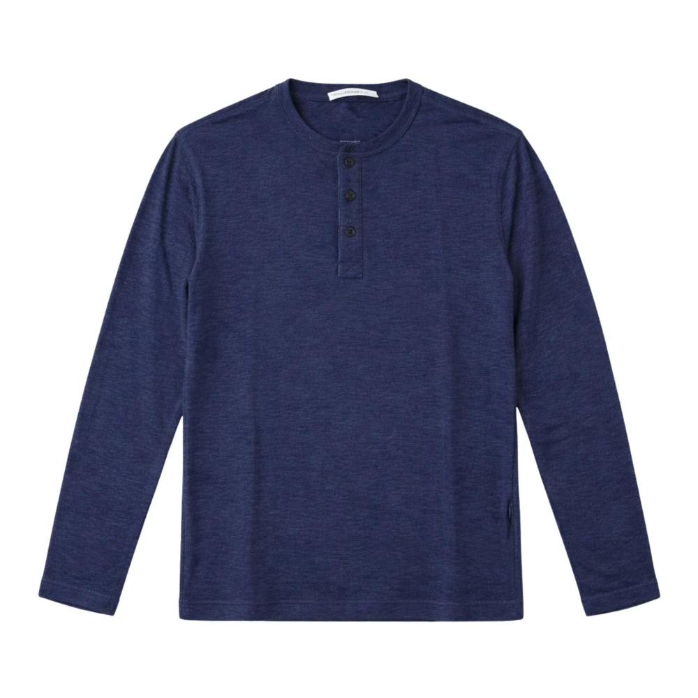 Daniele Fiesoli Men's Blue Long Sleeve T-Shirts, M, T-Shirts And Polos