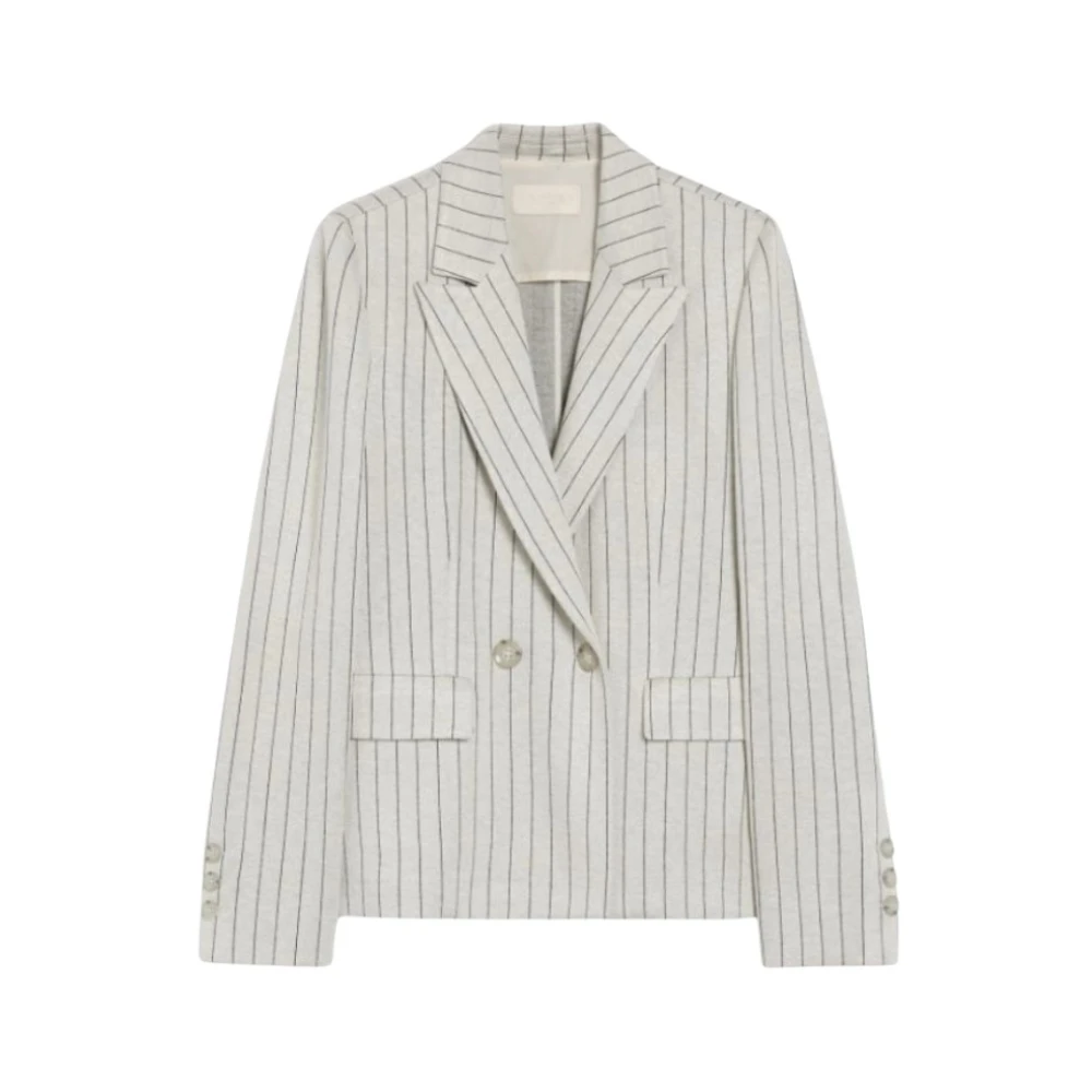 Iblues Vrouw Beige Jassen Dames, 3XS, Katoen, Iblnewtailoring Jas