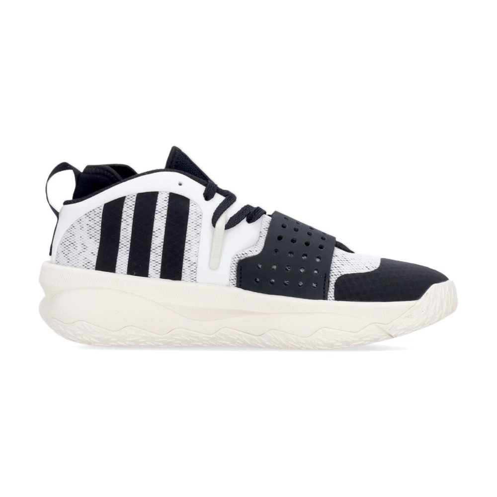 Adidas White Trainers, Male, 8 Uk, Basketball Shoe Lace-Up Closure Dame 8