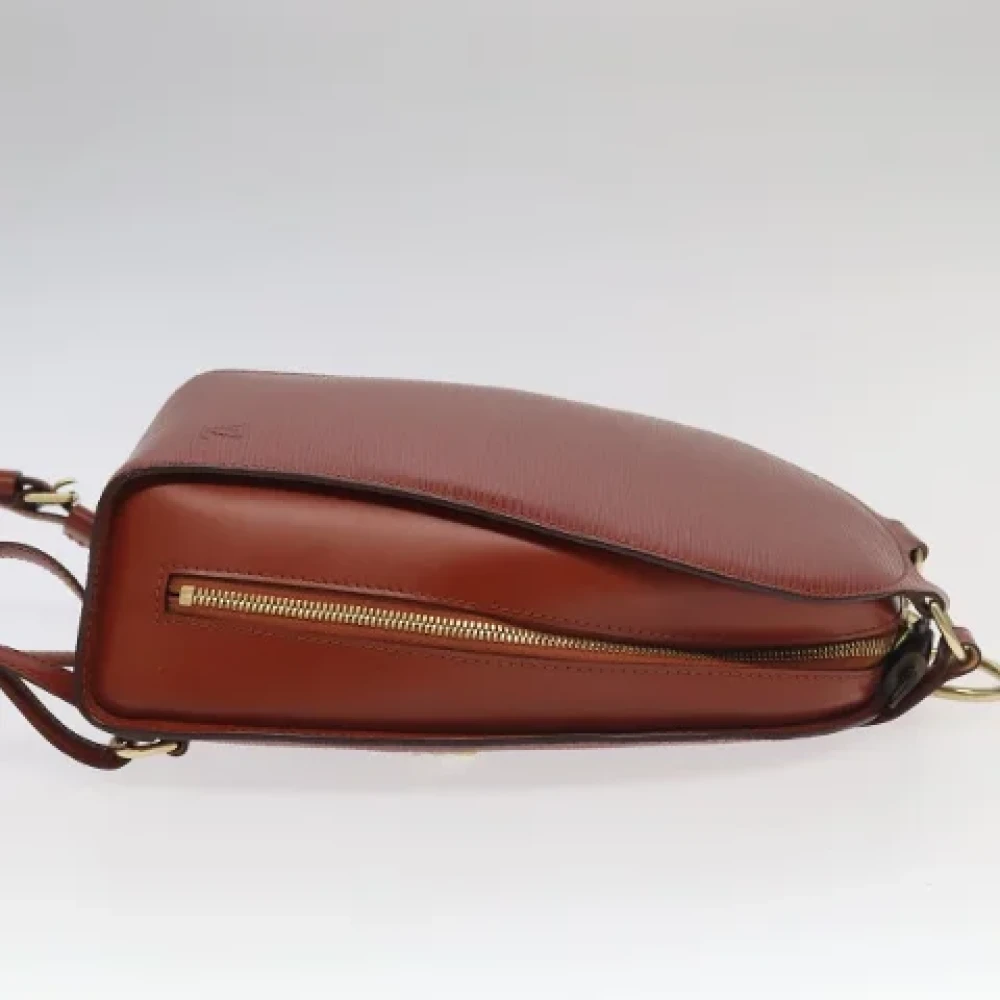 Louis Vuitton Vintage Pre-owned Leather backpacks Brown Dames
