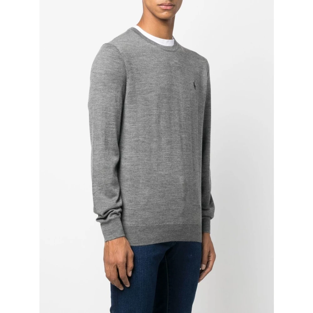 Ralph Lauren Fawn Grey Heather Pullover Gray Heren