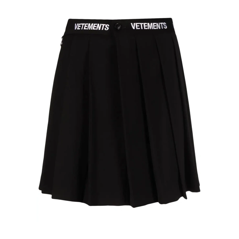 Vetements Short Shorts Black Dames