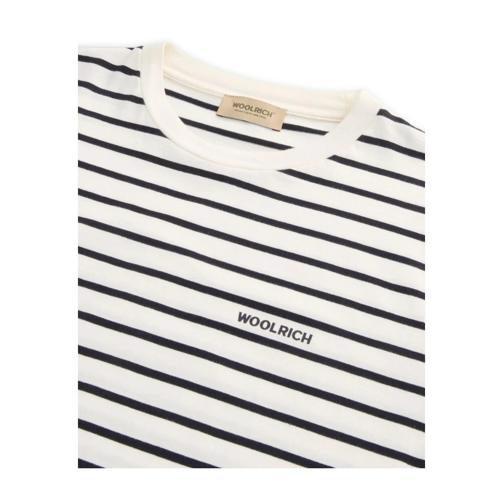 Woolrich Witte T-shirts en Polos Multicolor Heren