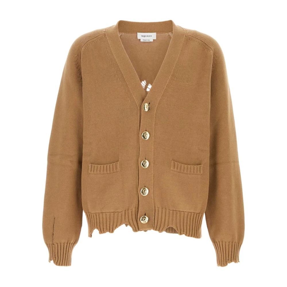 Alexander mcqueen Katoenen Vest in Biscuit Kleur Brown Heren