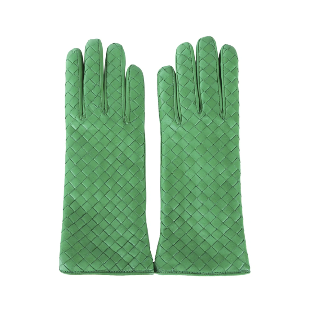 Bottega Veneta Gloves Green Dames